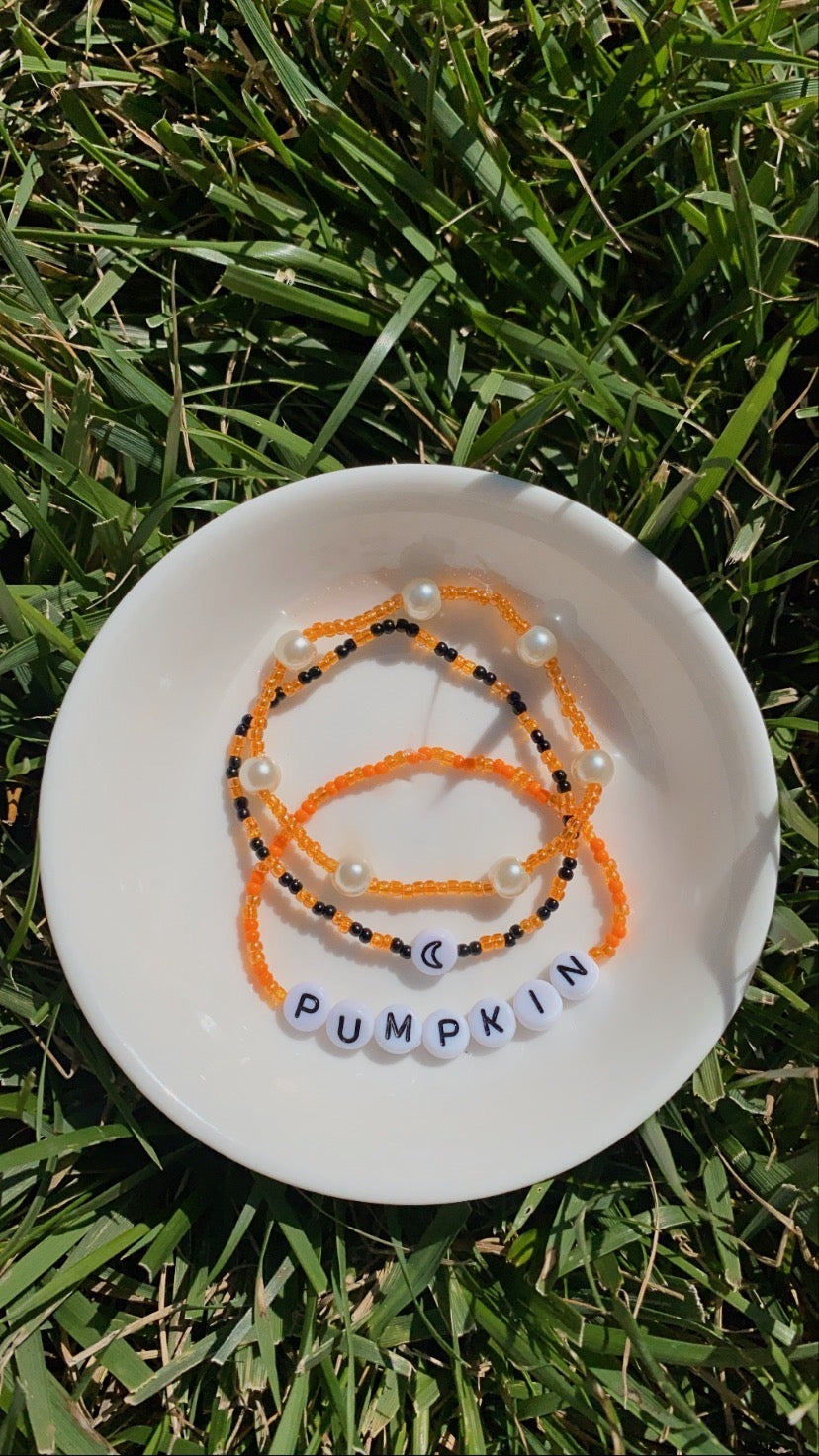 fall seed bead bracelets and necklaces